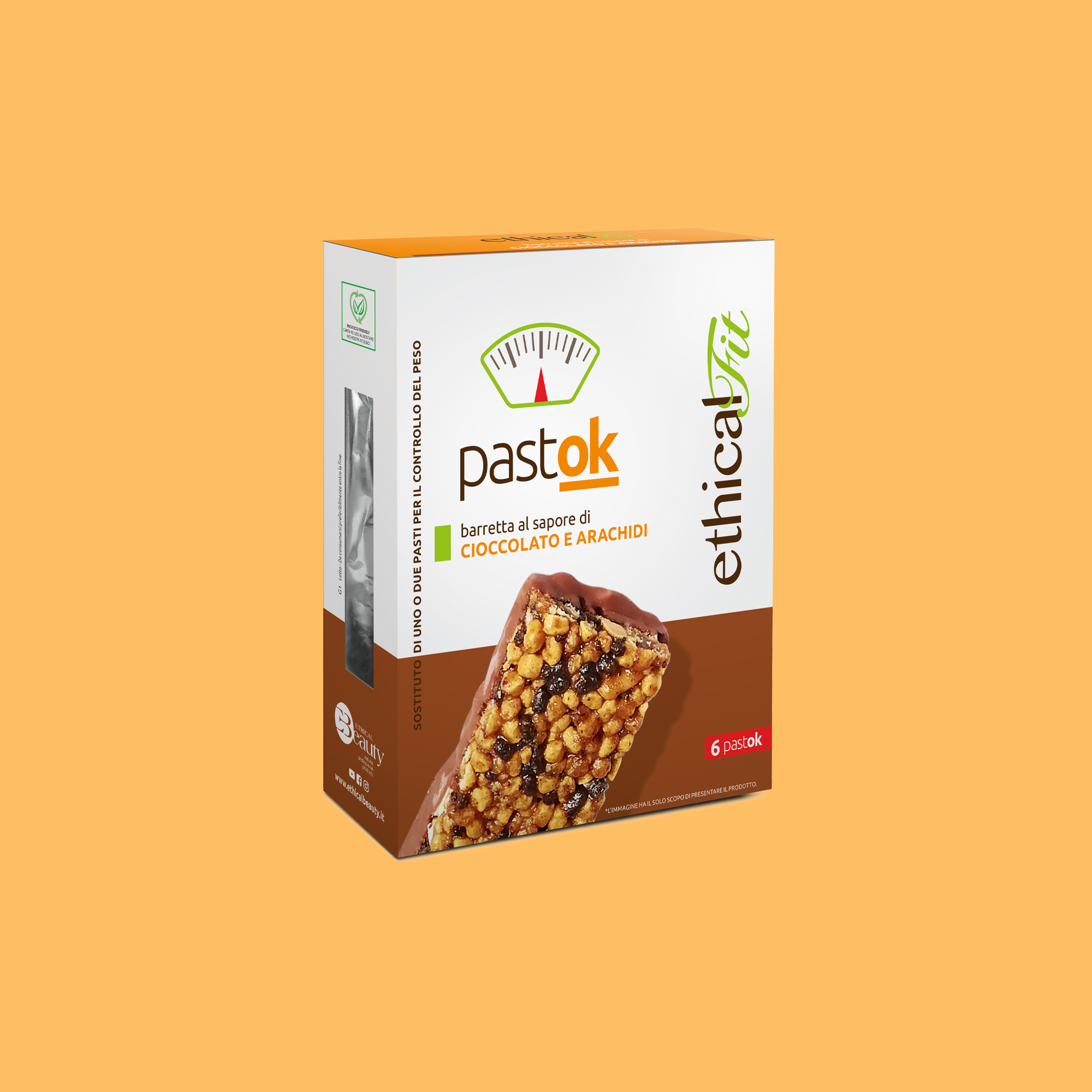 Pastok Barretta sostitutiva del pasto al cioccolato - EthicalFit