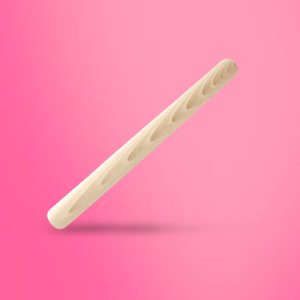 Mattarello in legno di faggio 30 cm